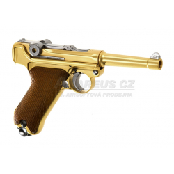 Luger P08 (4 Inch) - zlatá