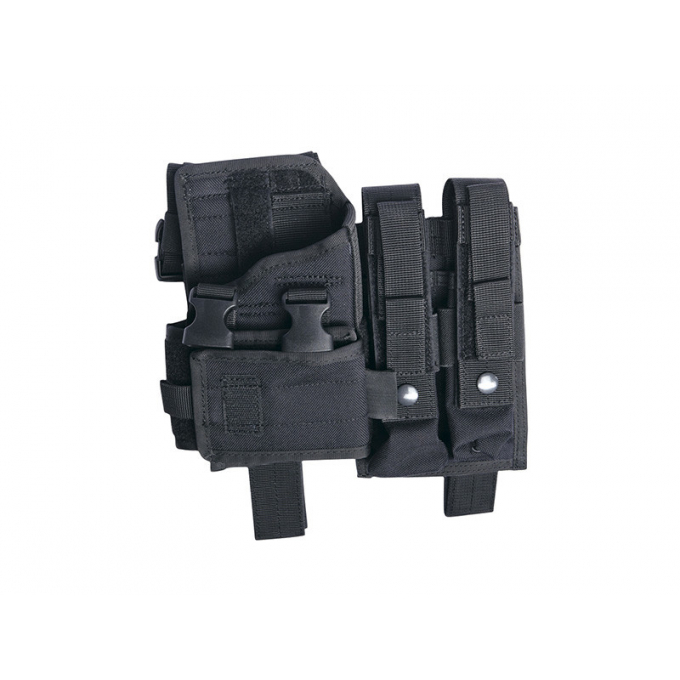Thigh holster, MP5K-M11-MP7-Vz61, adjust., black