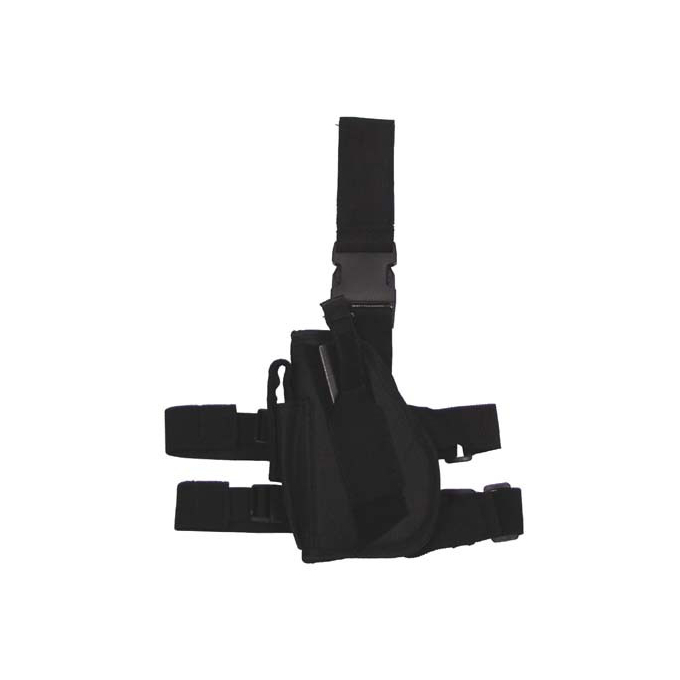 MIL-TEC taktické stehenní pouzdro, pro leváky - Černá