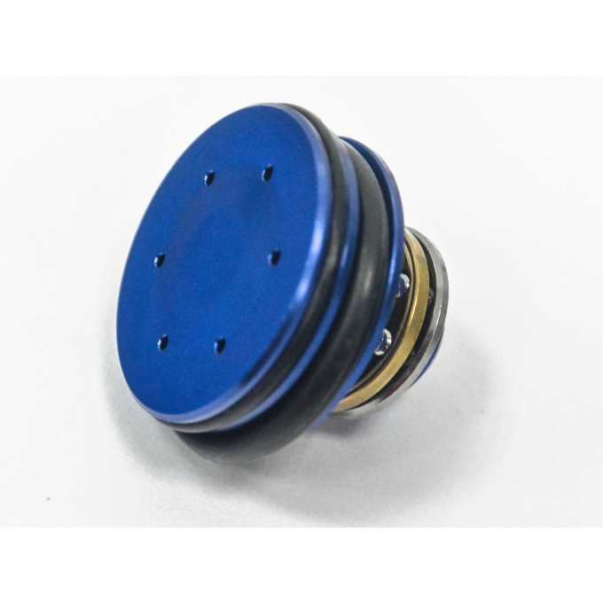 Action Army CNC Aluminum Piston Head with Double Seal - Blue