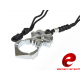 EDC Oboustranný nástroj pro přežití Skull - kovový (barva OCEL)
