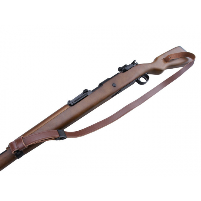 98K real leather gun belt (Brown)