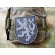 3D PVC CZECH LION Patch - Black
