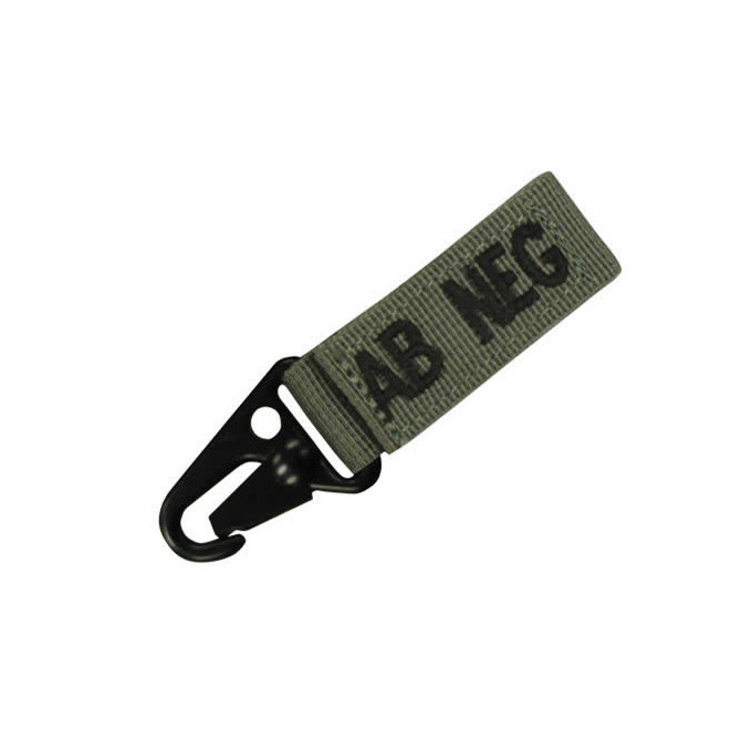 Keychain with blood group OLIVE - 0 POS