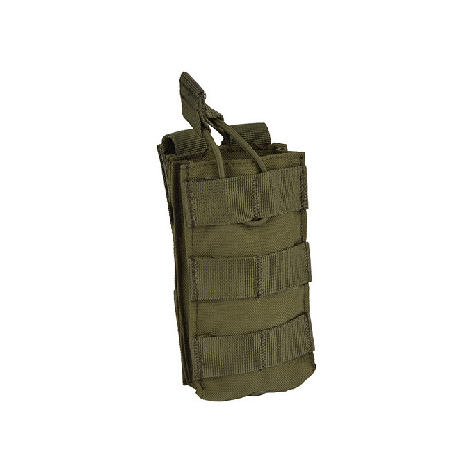 Single Open-Top M4 Mag MOLLE Pouch Olive