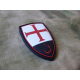 JTG Crusader Shield Patch, fullcolor / JTG 3D Rubber Patch