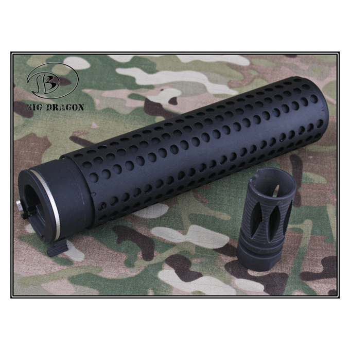 Big Dragon QD silencer Knights KAC Type - BLACK