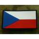 Vlajka AČR barevná plastová velcro, 55 x 30 mm