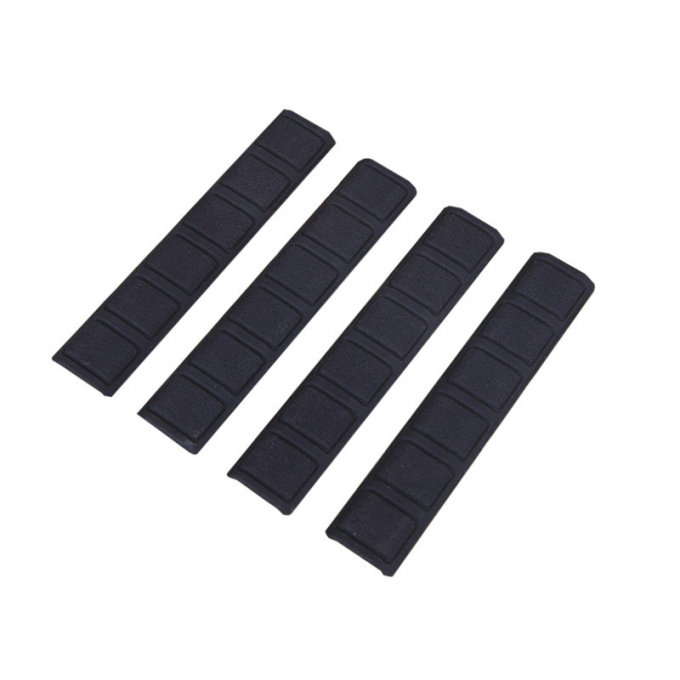 Keymod Soft Rail Cover B (Black) - 4PCS