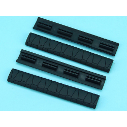 SAI Soft Rail Cover (Black) - 4PCS