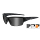 Goggles SAINT Smoke Grey + Clear + Light Rust/Matte Black