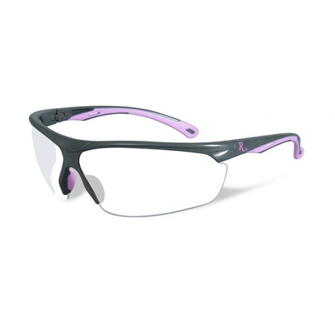 Goggles REMINGTON FEMALE industrial Clear lens/Grey pink frame