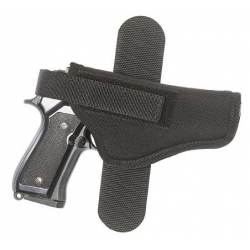 Flank belt holster for Beretta 92 FS, GLOCK 17,CZ 75/85, Walther P99, SIG P-226