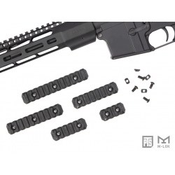 PTS Enhanced Rail Section ( Black / M-LOK / 5 Slots )