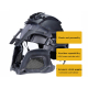 Wosport Medieval Iron Warrior Helmet ( Black )