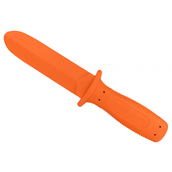 Training knife short, Orange - soft