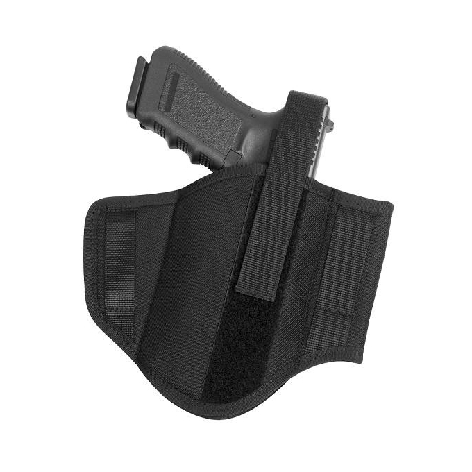 Double side belt holster for gun with flashlight