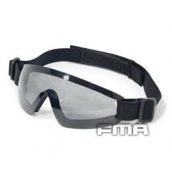 Brýle ochranné LOW PROFILE s gumičkou - zatmavené/šedé