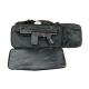 Twin assault rifle carrying bag - 58 and 80cm - BLACK