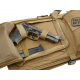Twin assault rifle carrying bag - 58 and 80cm - OLIVE