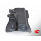 Taktické rotační opaskové pouzdro/holster pro Glock - černá