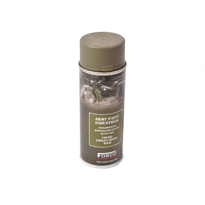 ARMY camouflage paint spray INDIAN GREEN WWII