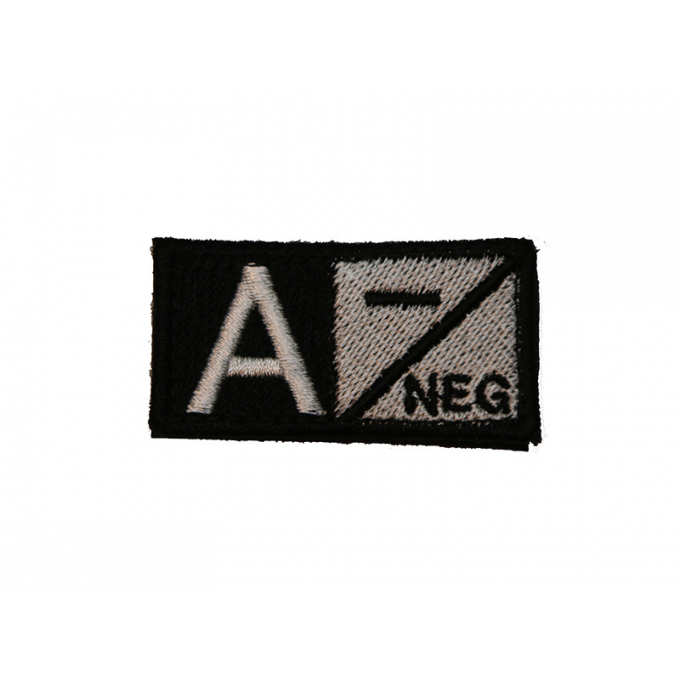Krevní skupina A NEG - černá/bílá