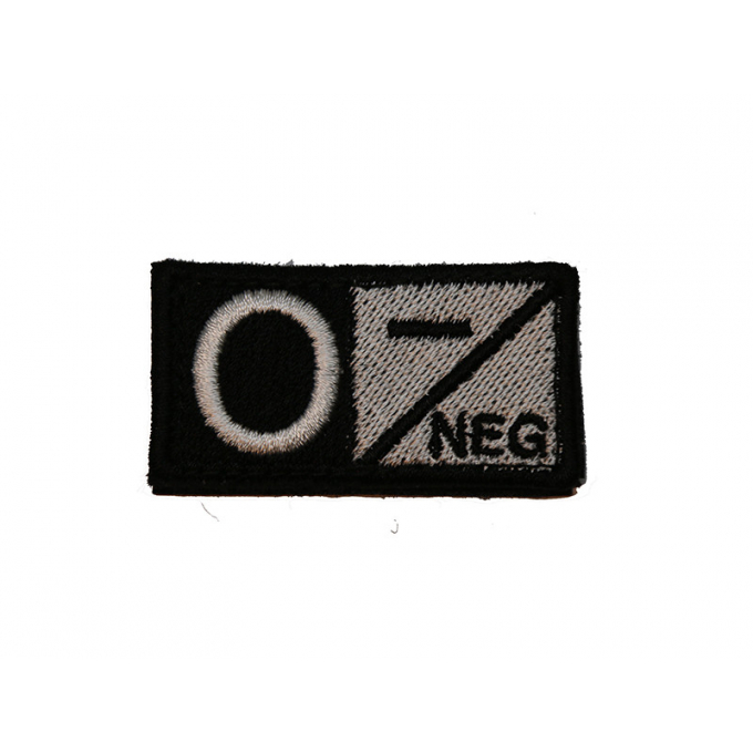 Krevní skupina 0 NEG - černá/bílá