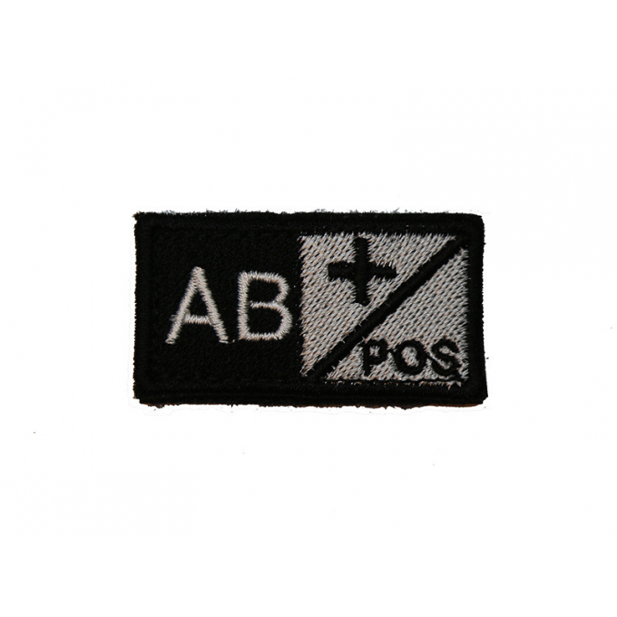 Krevní skupina AB POS - černá/bílá