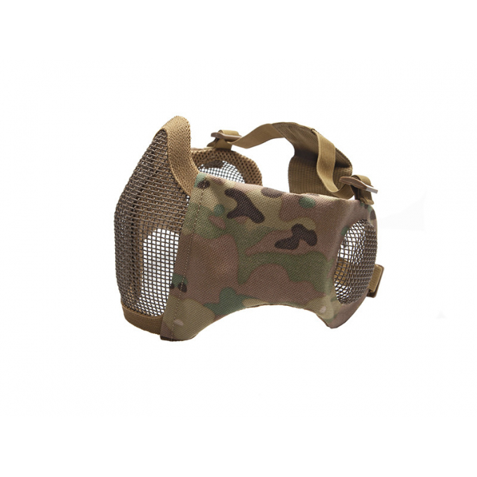ASG Metal mesh mask with cheek pads and ear protection, MC
