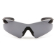 Ochranné brýle Intrepid II ESB8820S, nemlživé, černá obruba - tmavé