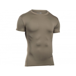 Pánské kompresní tričko Under Armour TAC HG COMP T - TAN, velikost S