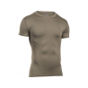 UA Men’s Tactical Short Sleeve Shirt Compression -  Federal Tan, SIZE S