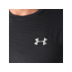 UA Men’s Running Short Sleeve Shirt Streaker - BLACK, SIZE XS