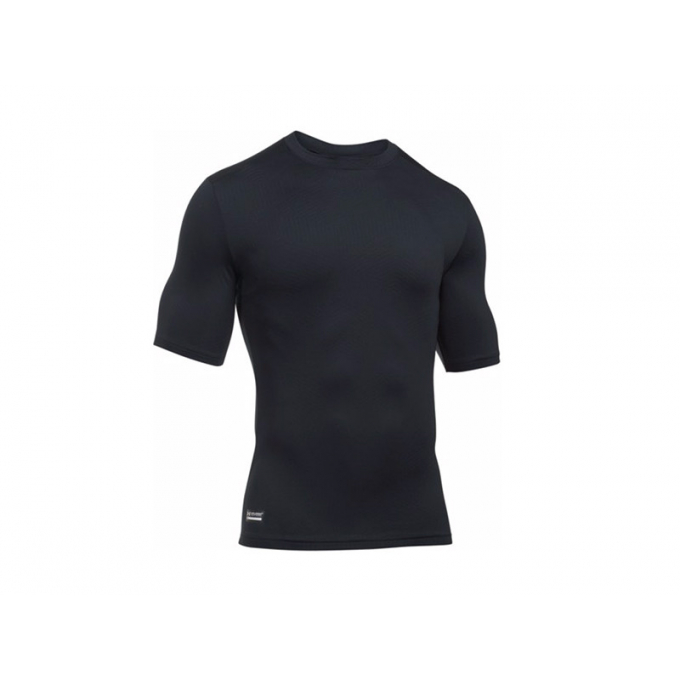 UA Men’s Short Sleeve Shirt ColdGear® Infrared Tactical - BLACK, SIZE XS