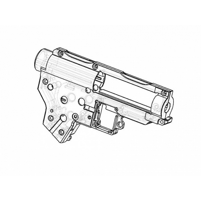 CNC gearbox Amoeba (8mm)