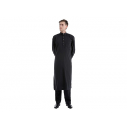 Afgánský oblek, černý, velikost M
