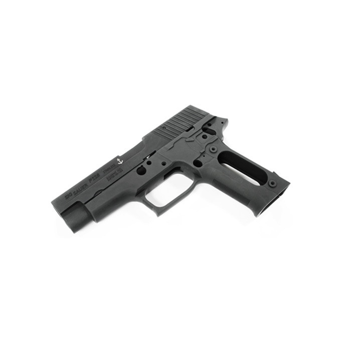 Aluminum Slide & Frame for MARUI P226 Navy (Black/Marking)