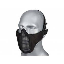 WST Airsoft Protective STEEL MESH Mask - Black