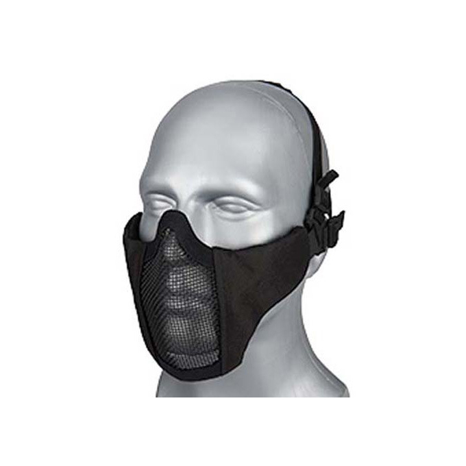 Síťovaná ochranná maska, černá