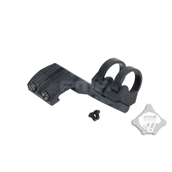 Boční pravá montáž svítilny na RIS průměr 20-25mm - černá