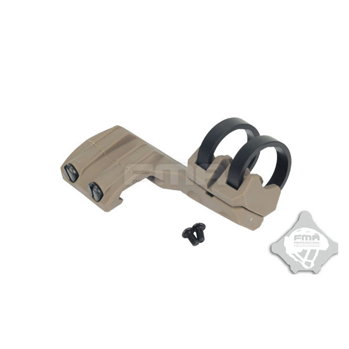 Boční pravá montáž svítilny na RIS průměr 20-25mm - písková