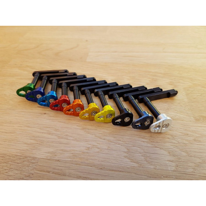 CNC AR15 Magazine Catch - B - BLACK