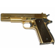WE Full Metal M1911 GOLD ( Brown Grip w/Marking )