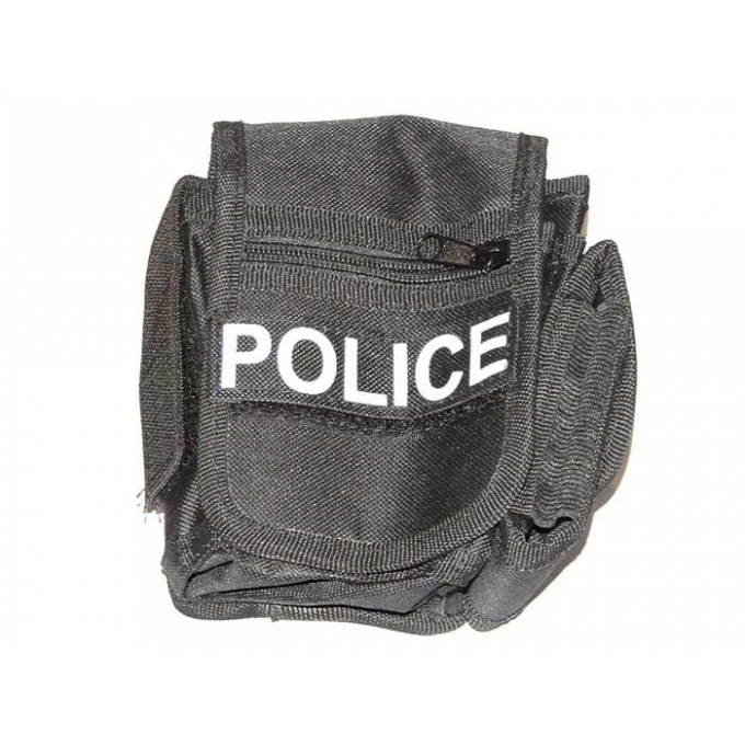 Police duty pouch - large, black