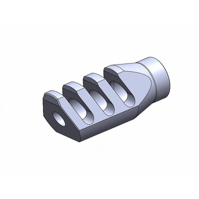 CNC muzzle break type E - posityve 14+
