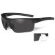 Goggles GUARD ADVANCED Smoke Grey + Clear/Matte Black