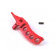 Leviathan - V2 to front + Curved CNC trigger for M4 / M16 red