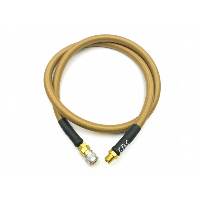 Hadice HPA Mk.II - QD samice + 1/8NPT - 100cm s opletem - coyote
