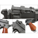 M712 Broom Handle CO2 Metal Blowback Pistol (Semi-Auto+Full-Auto)